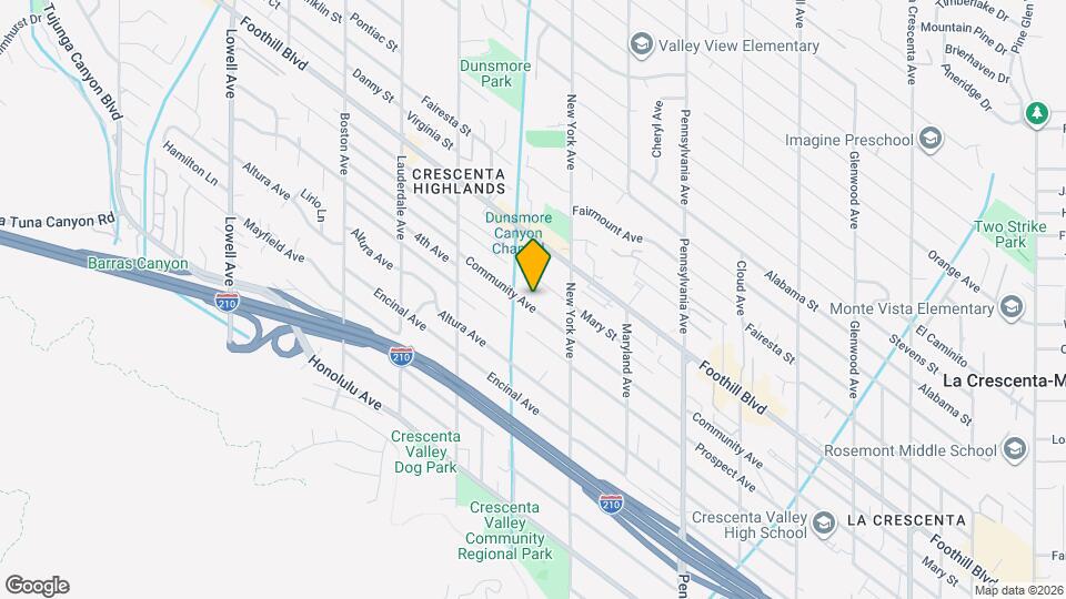 3447 Community Ave Map and Location Details