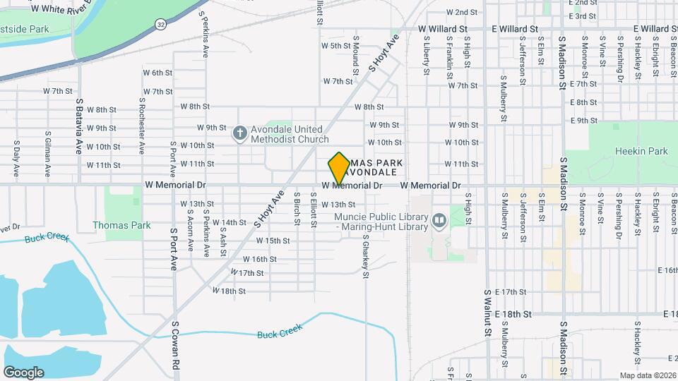 813 W Memorial Dr Map and Location Details