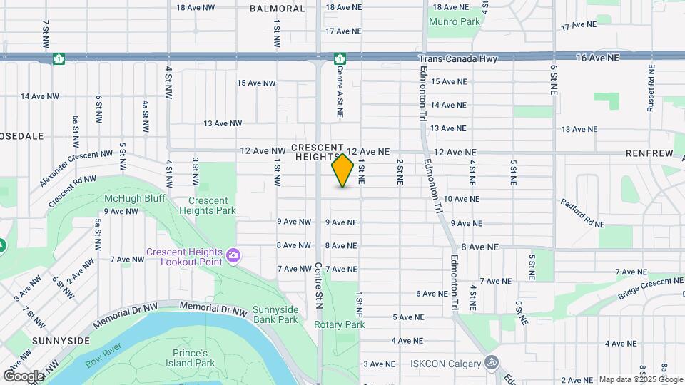 124 10 Av NE Map and Location Details
