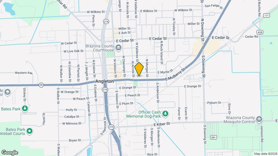 405 E Mulberry St Map and Location Details