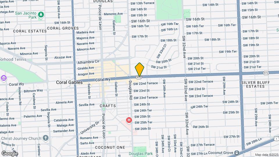 Furnished Studio - Miami Map and Location Details