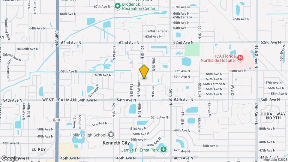 5646 59th Way N Map and Location Details