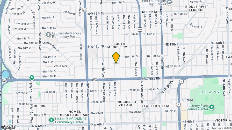 1112 NW 5th Ave Map and Location Details