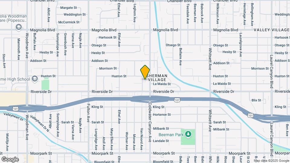 4840 Van Noord Ave Map and Location Details