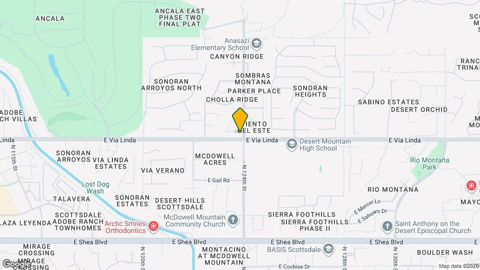 12389 E Lupine Ave Map and Location Details