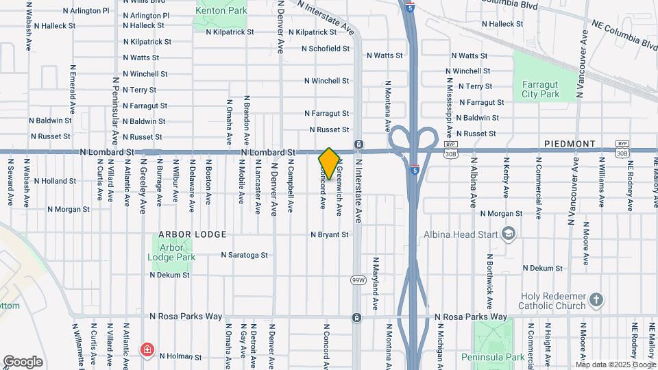 7228 N Concord Ave Map and Location Details