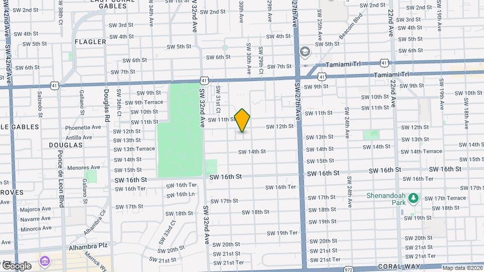 1232 SW 30th Ct Map and Location Details