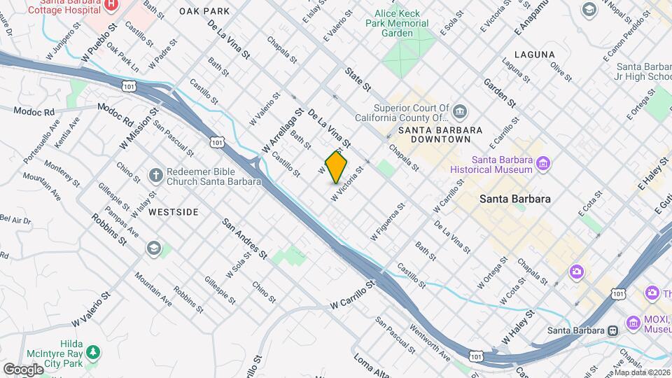 316 W Victoria St Mapa y Detalles de la Ubicación