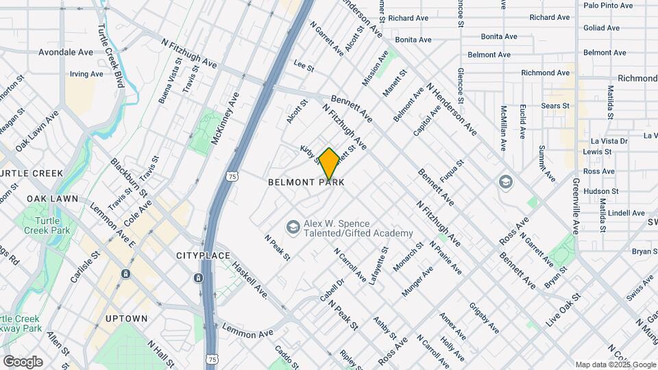 4631 Belmont Ave Map and Location Details