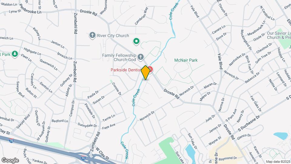 833-835 Cole Blvd Map and Location Details