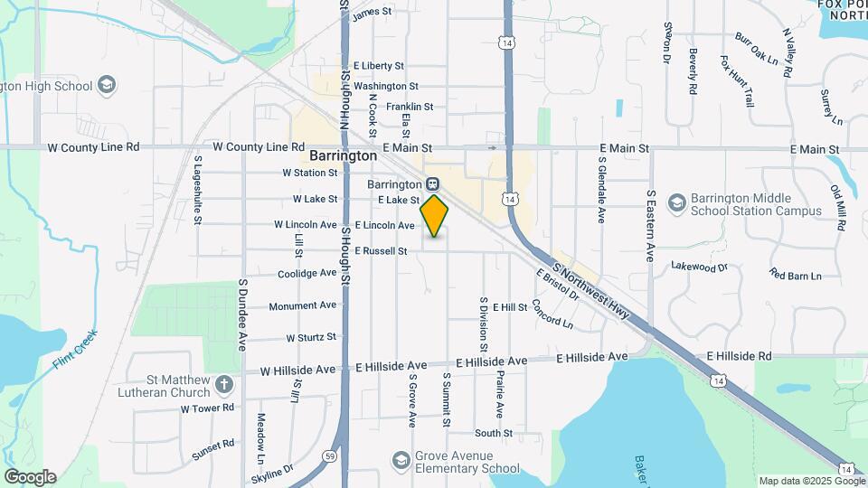 336 E Russell St Map and Location Details