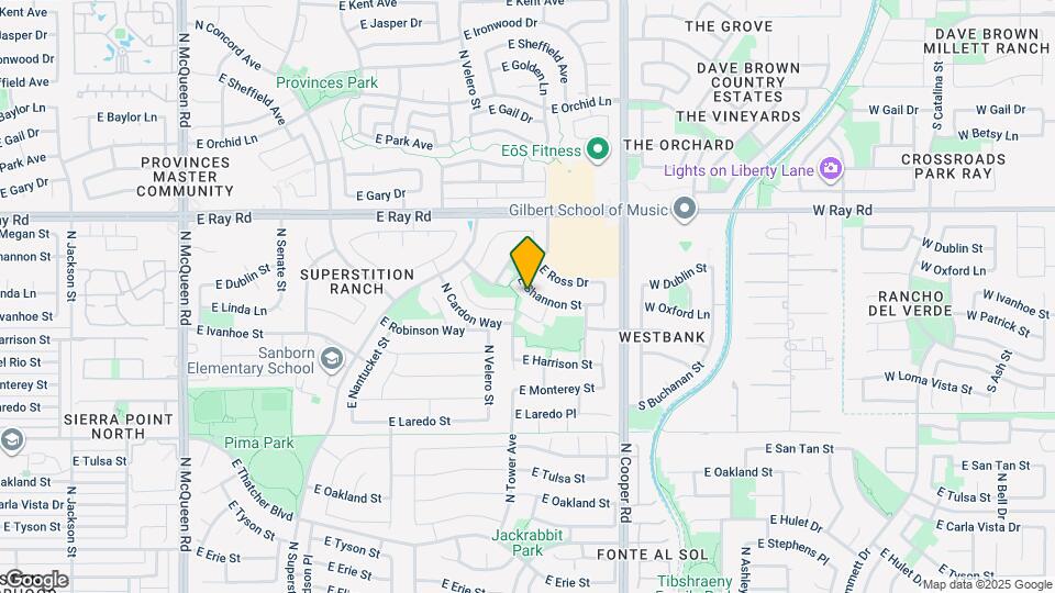 1853 E Shannon St Map and Location Details