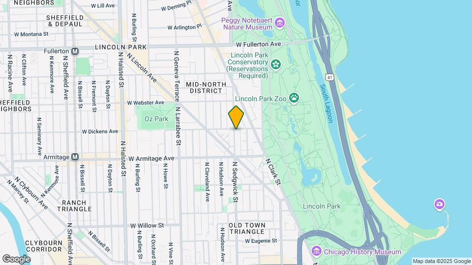 359 W Dickens Ave, Unit 4 Map and Location Details