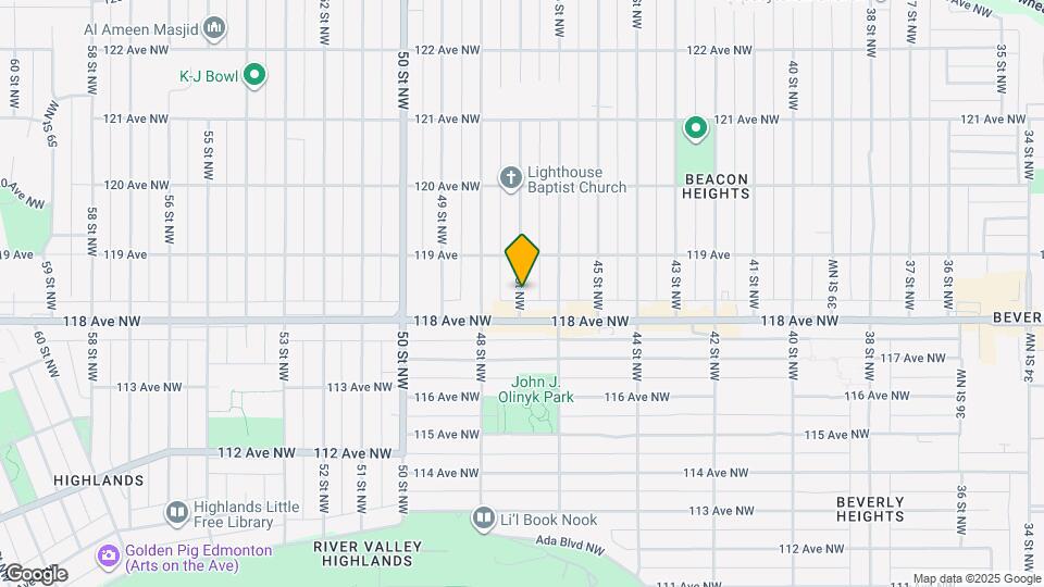 11813-11847 47 St NW Map and Location Details