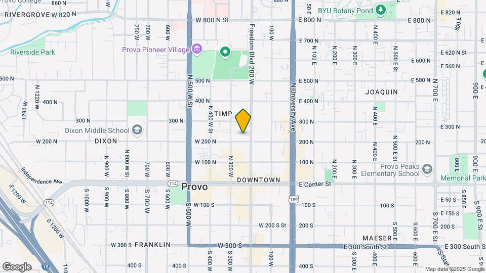 244 W 200 N Map and Location Details