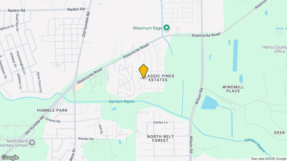 3614 Atascocita Vale Dr Map and Location Details
