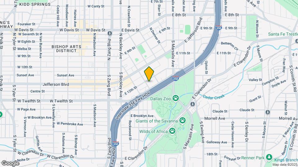 308 S Storey St Map and Location Details