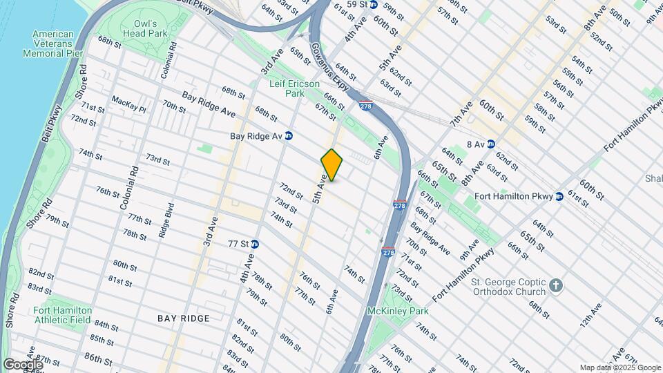 515 Ovington Ave Mapa y Detalles de la Ubicación