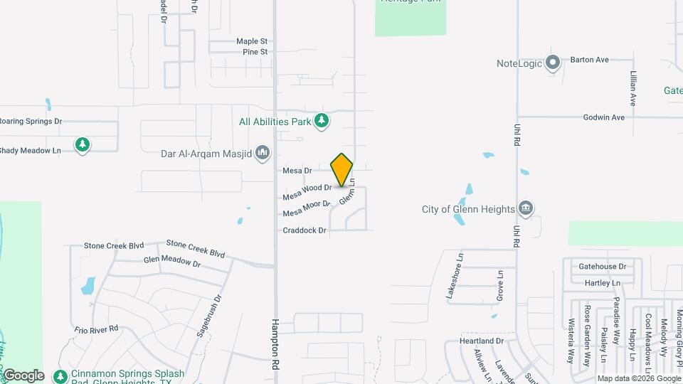 216 Mesa Wood Dr Mapa y Detalles de la Ubicación