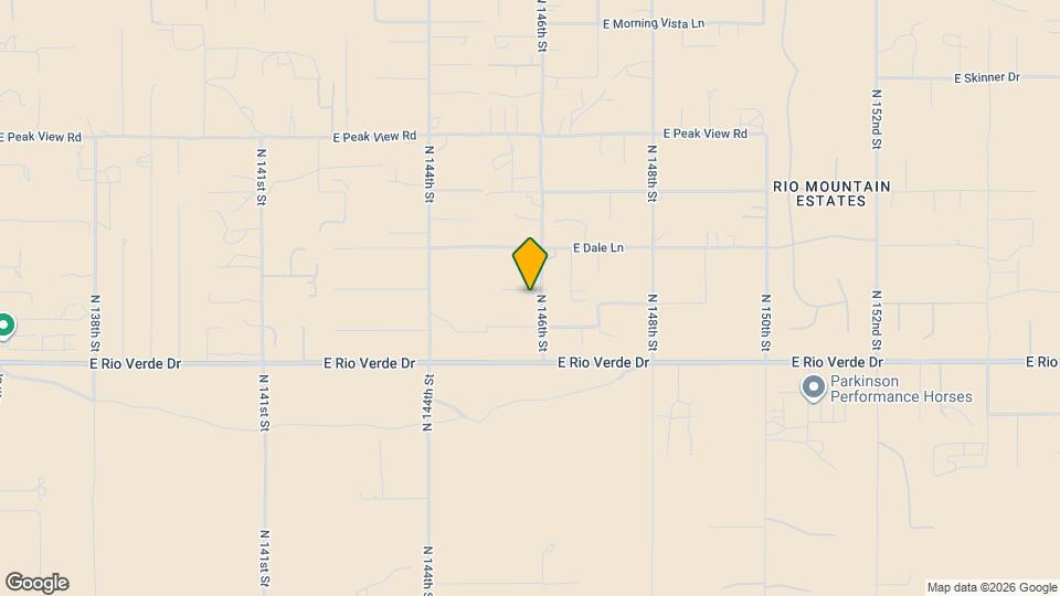 14541 E Gamble Ln Map and Location Details