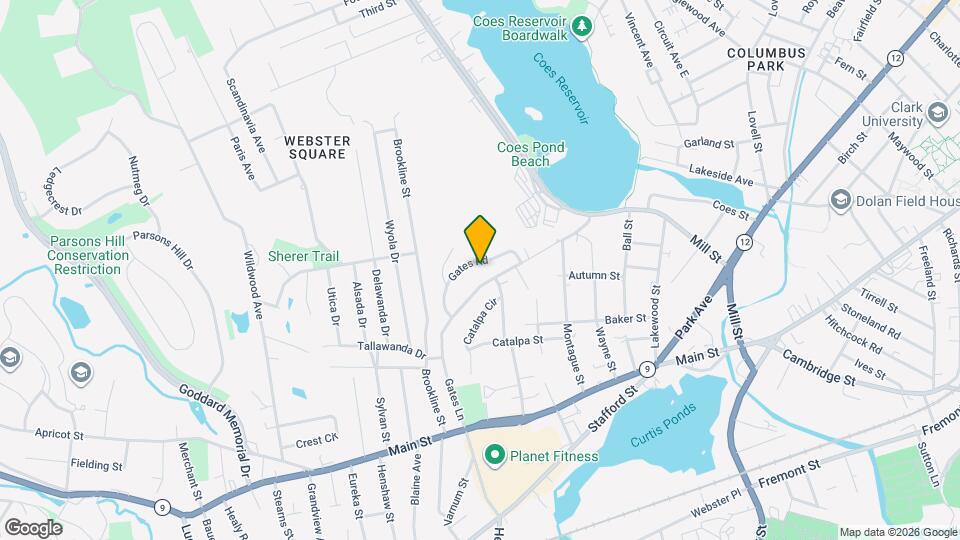 22 Gates Rd Map and Location Details