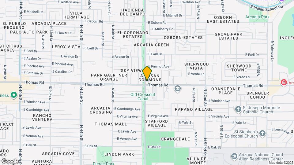 2909 N 48th St Map and Location Details