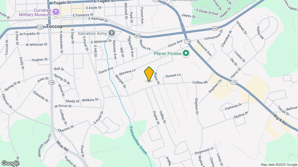 389 Collins Rd Map and Location Details