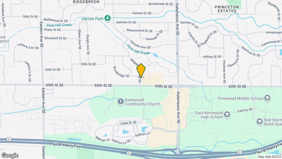 5962 Ridgebrook Ave SE Map and Location Details