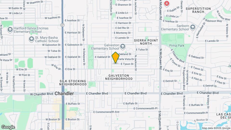 635 E Tyson St Map and Location Details