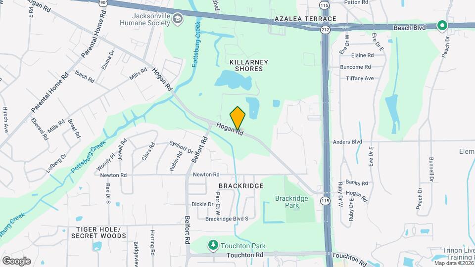 8912 Hogan Rd Map and Location Details