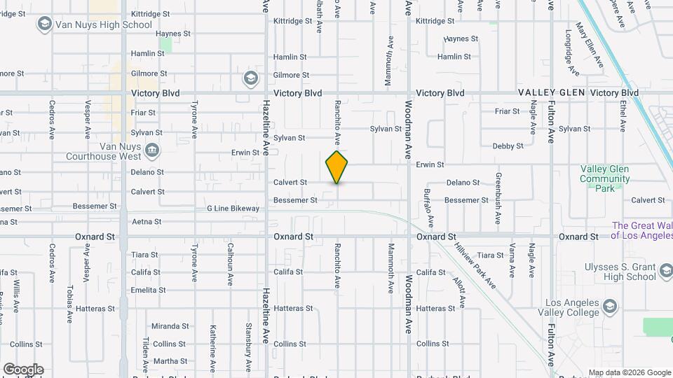 6131 Ranchito Ave Mapa y Detalles de la Ubicación