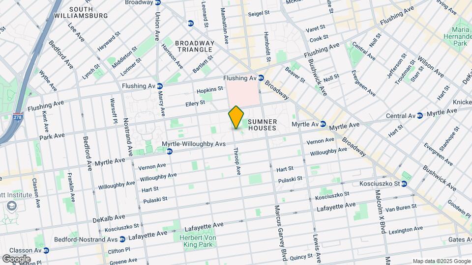 229 Throop ave Mapa y Detalles de la Ubicación