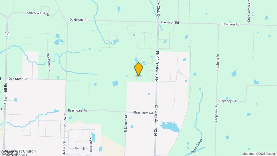 1829 E Brookview Cir Map and Location Details