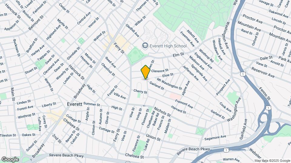 74 Woodlawn St Mapa y Detalles de la Ubicación