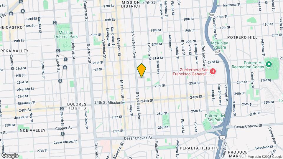 846 Shotwell St Map and Location Details