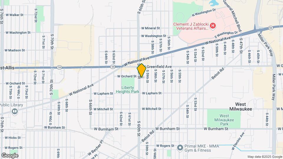 1512 S 60th St Map and Location Details