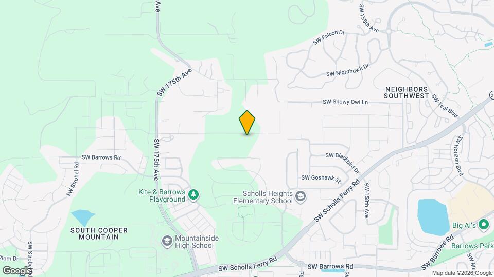 16770 SW Alvord Ln Map and Location Details