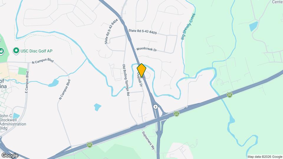 1388 Boiling Springs Rd Map and Location Details