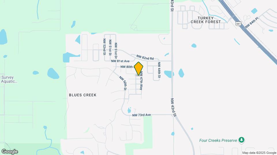 4724 NW 78th Rd Map and Location Details