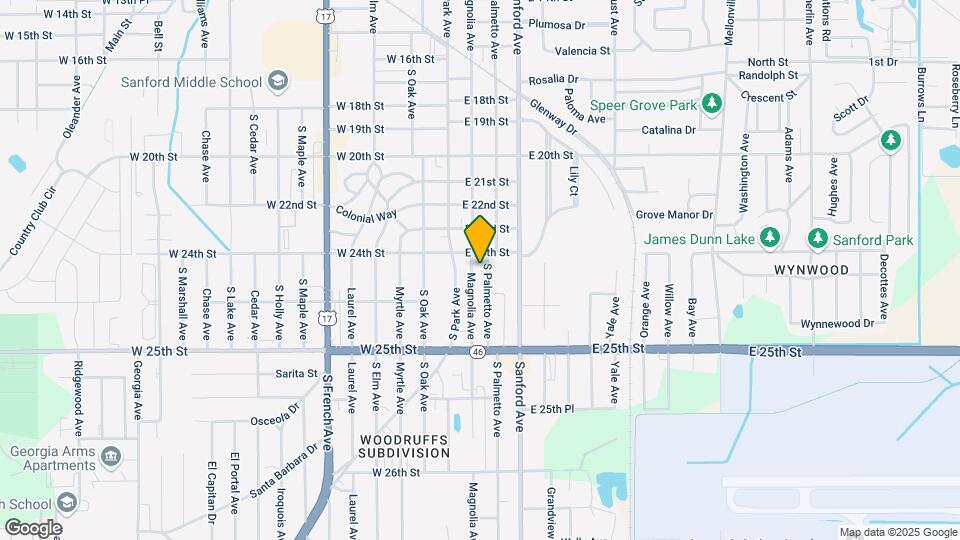 2410 S Palmetto Ave Mapa y Detalles de la Ubicación