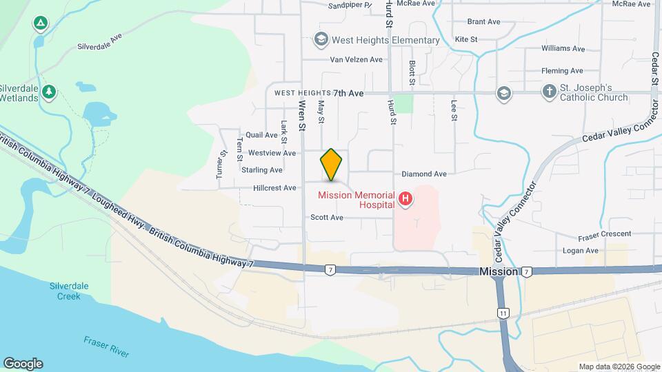 32062 Hillcrest Ave Map and Location Details