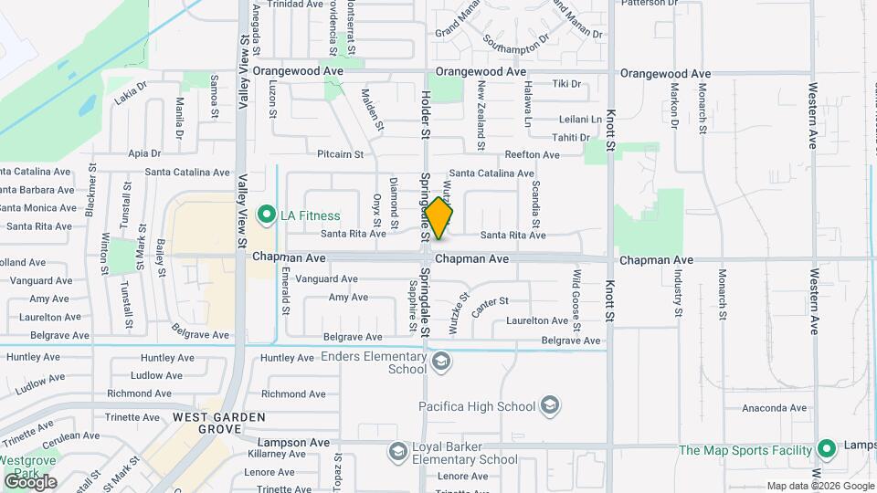 6521 Chapman Ave Map and Location Details