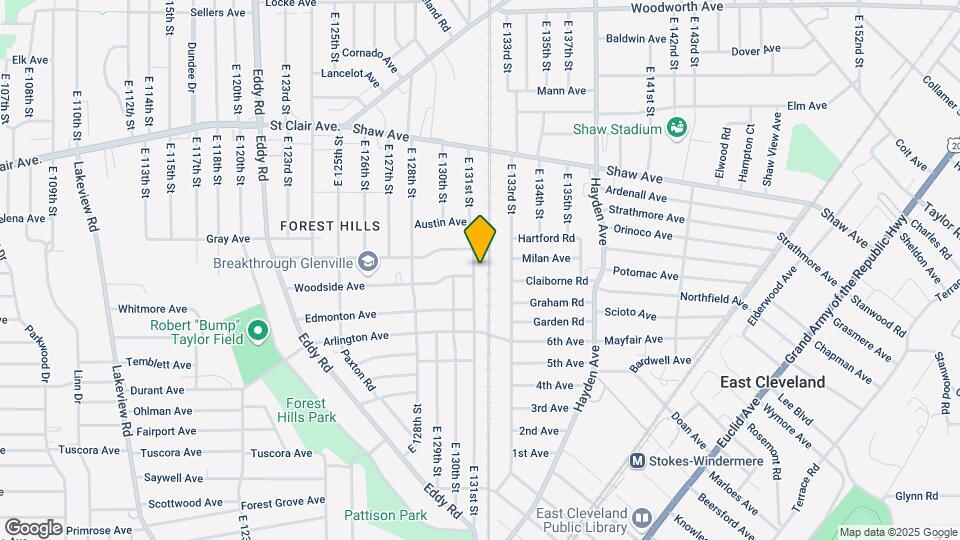 749 E 131st St Map and Location Details
