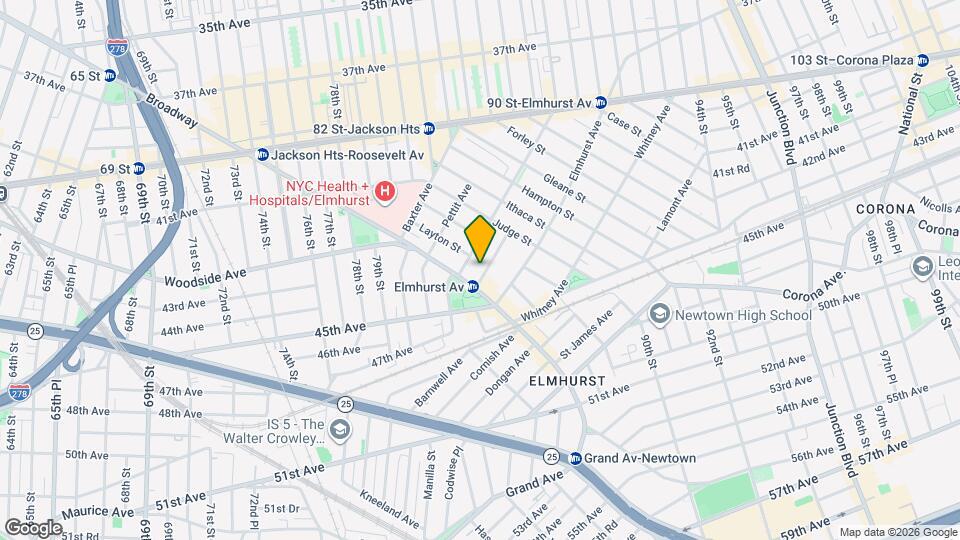 83-17 Vietor Ave Map and Location Details