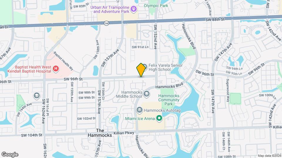 9720 Hammocks Blvd, Unit 000 Map and Location Details