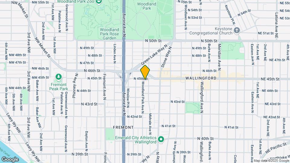 4460 Woodland Park Ave N Map and Location Details