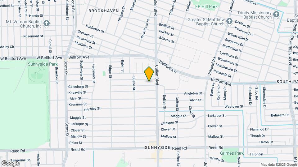 4643 Galesburg St Map and Location Details