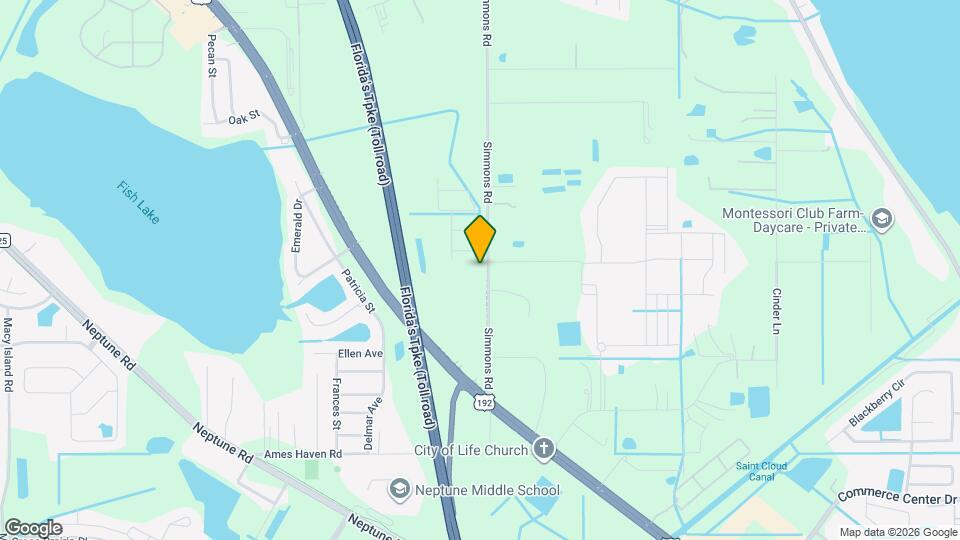 1420 Simmons Rd Map and Location Details