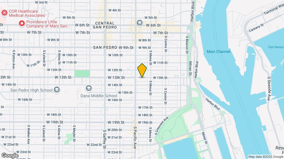 457 W 13th St Map and Location Details