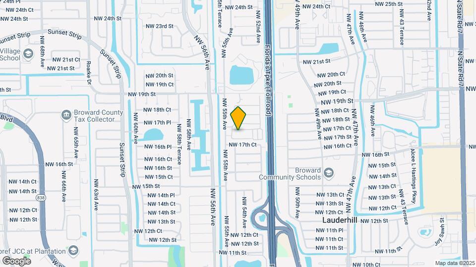 1758 NW 55th Ave, Unit 103 Mapa y Detalles de la Ubicación